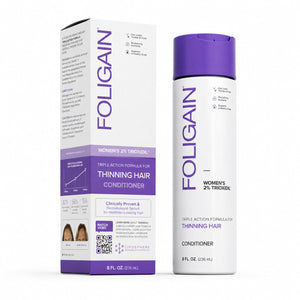 FOLIGAIN® Triple Action Conditioner For Thinning Hair For Women with 2% TRIOXIDIL®