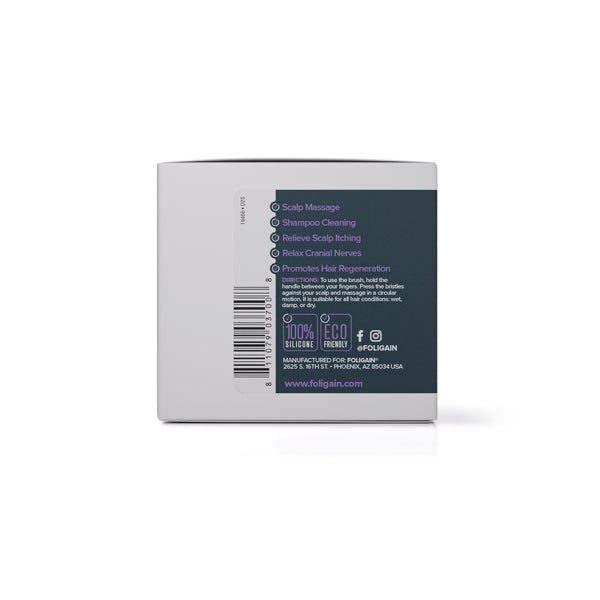 FOLIGAIN Esfoliante e Massaggiatore per Cuoio Capelluto in Viola