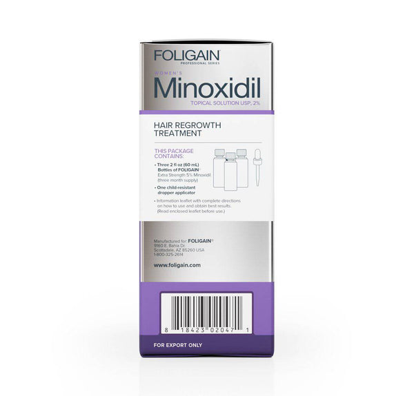 FOLIGAIN Minoxidil 2% Hair Regrowth Treatment For Women - FOLIGAIN EU